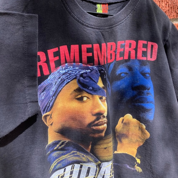 1996 Vintage Single Stitch Tupac Memorial RARE - Picture 2 of 4
